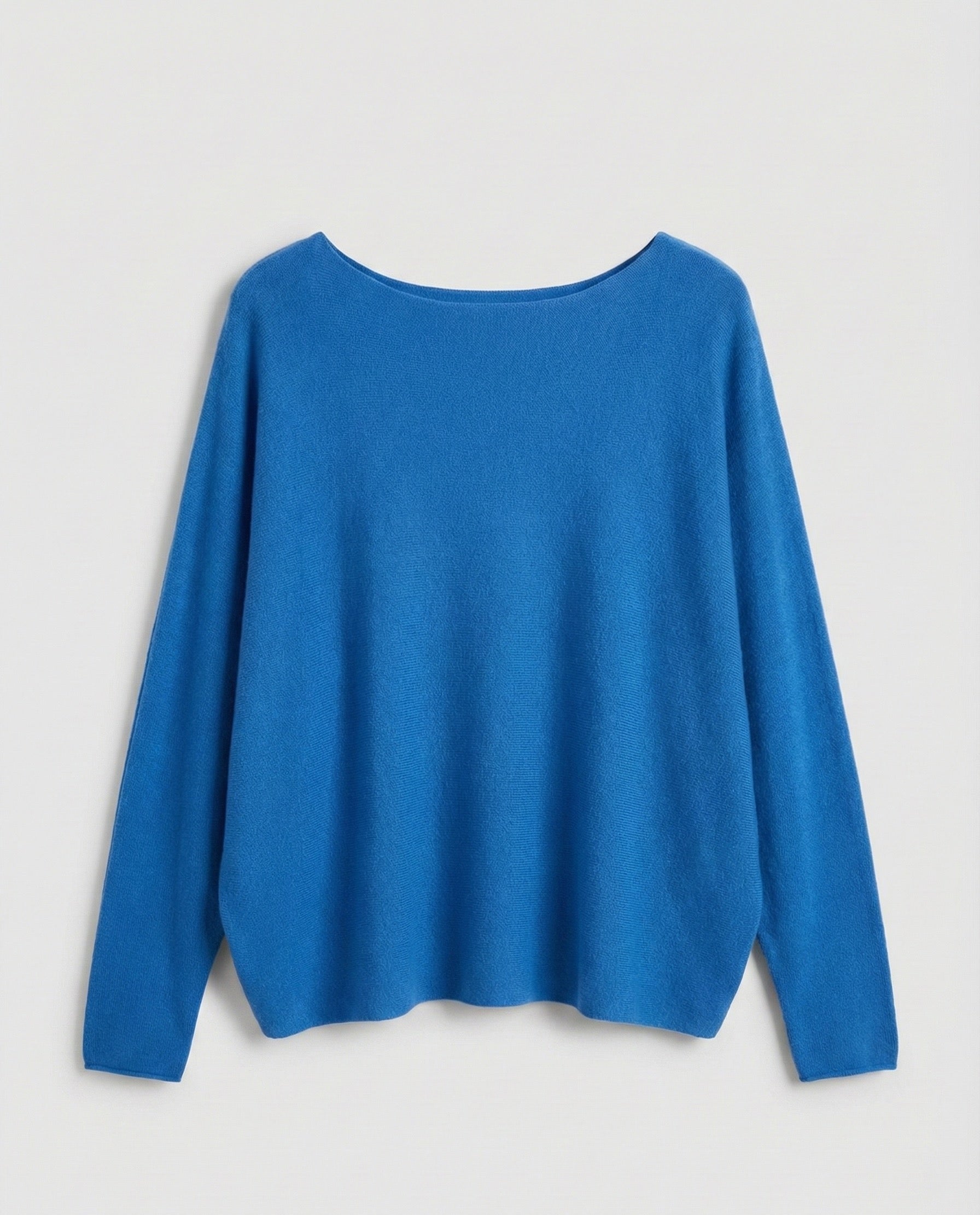 The Essential  Italian Batwing Sweater- Cobalt Blue