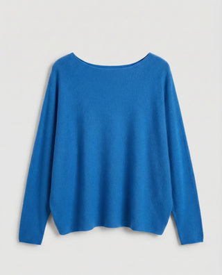 The Essential  Italian Batwing Sweater- Cobalt Blue