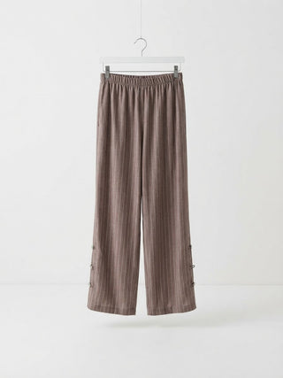 Tuscan Pinstripe Pant- Taupe