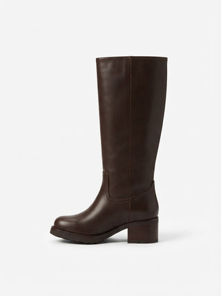 The Contour Knee Boot- Brown