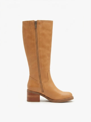The Contour Knee Boot- Wheat
