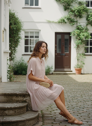 The Seraphina Silk Layered Maxi