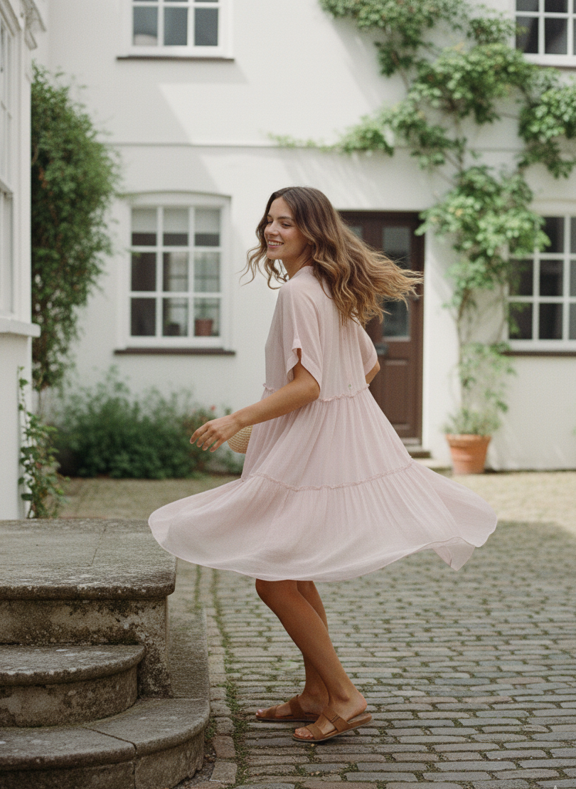 The Seraphina Silk Layered Maxi