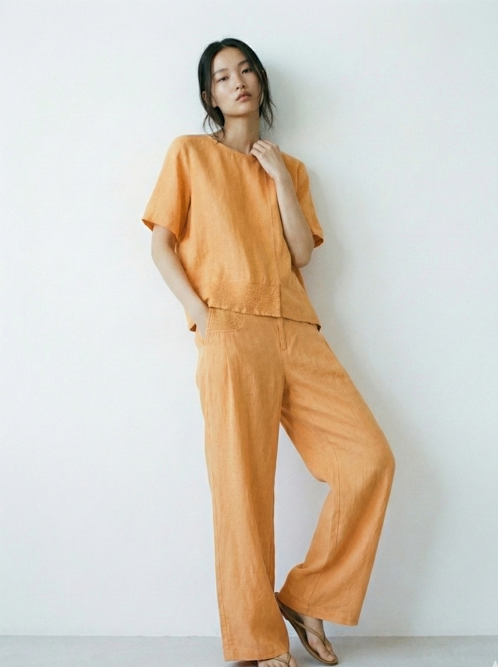 Effortless Linen Wide-Leg Pants