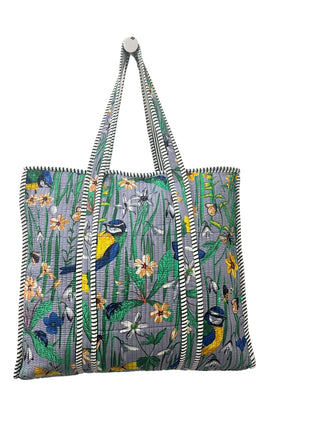 Cotton Quilted Reversible Handmade Tote Bags and Zipper Tote Bags with pocket