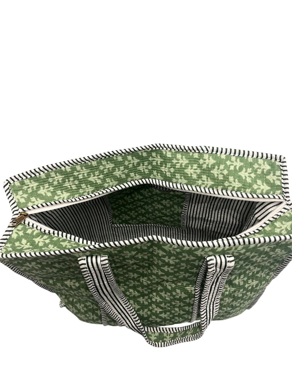 Cotton Quilted Reversible Handmade Tote Bags and Zipper Tote Bags with pocket