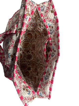Cotton Quilted Reversible Handmade Tote Bags and Zipper Tote Bags with pocket