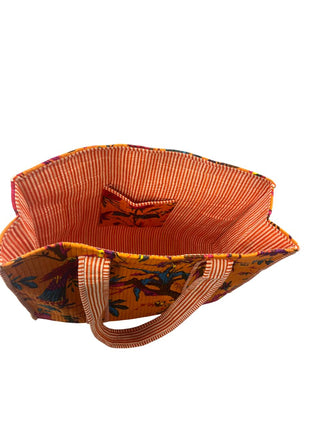 Cotton Quilted Reversible Handmade Tote Bags and Zipper Tote Bags with pocket