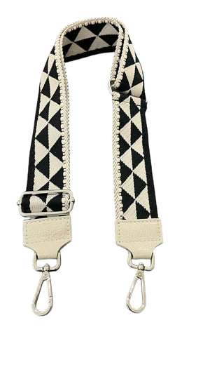 Bodinna triangle Bag strap with Leather- made i Italy