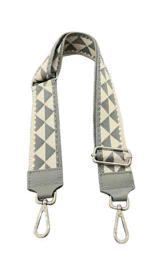 Bodinna triangle Bag strap with Leather- made i Italy