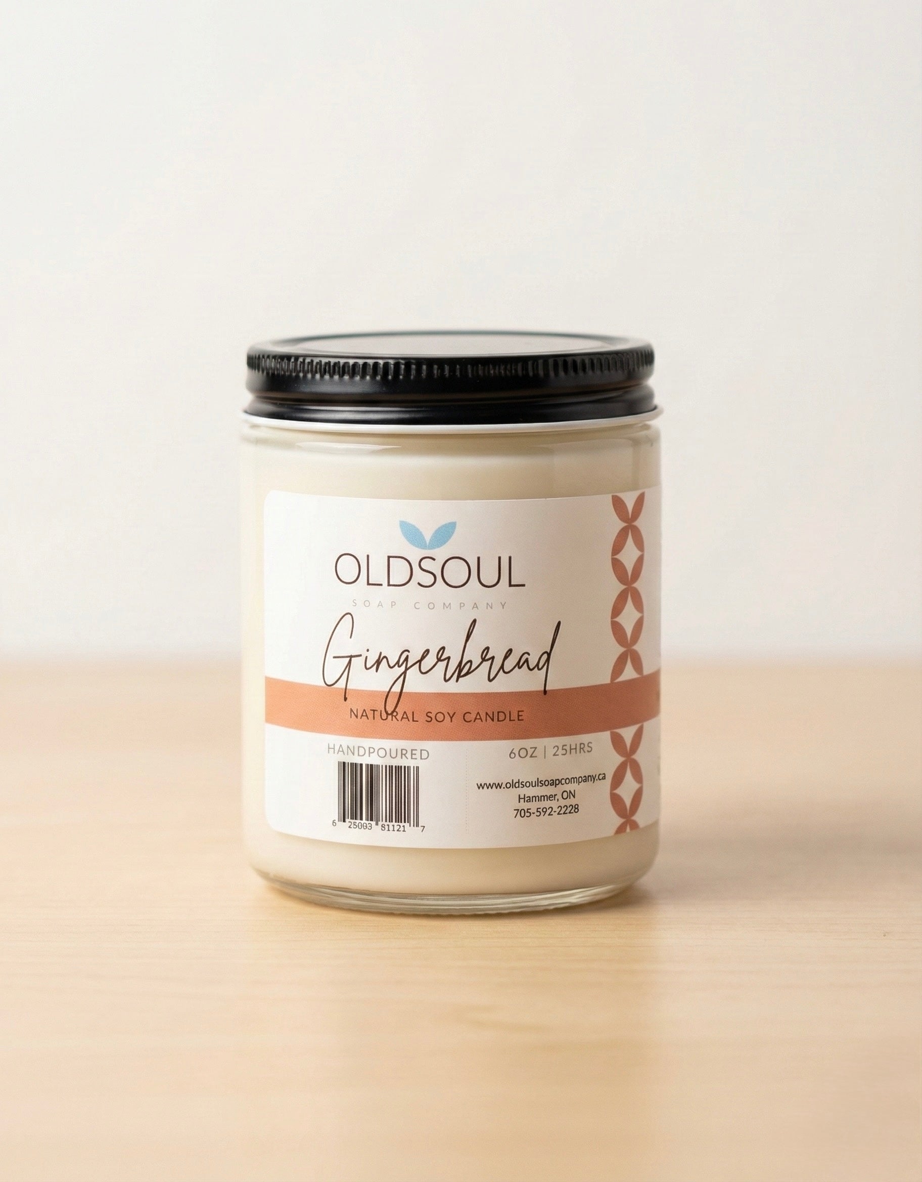 Gingerbread Natural Soy Candle
- 6 Oz