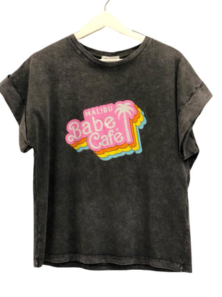 Malibu Babe Cafe Cotton T-Shirt