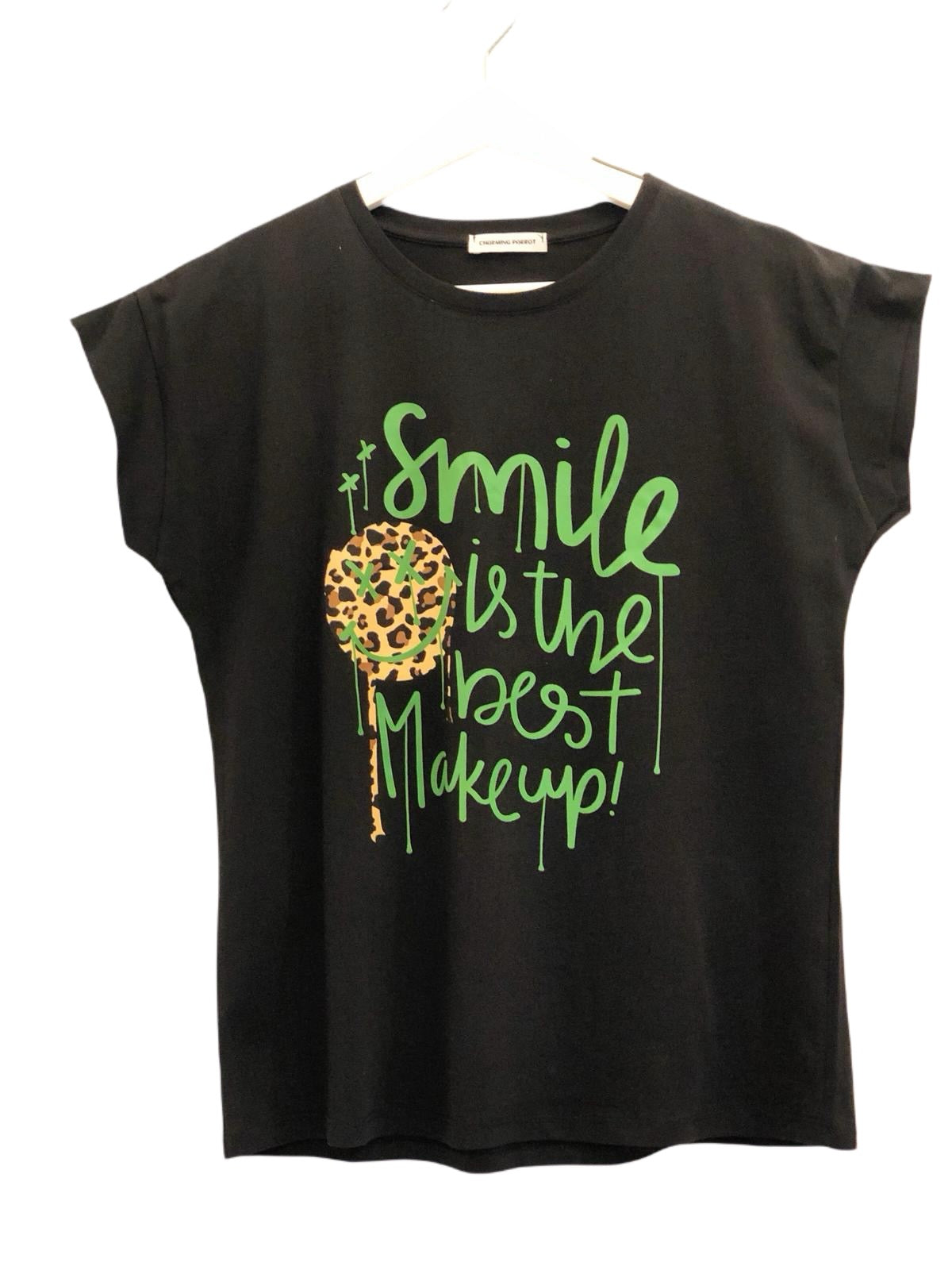 Smile is the best Make up Cotton T-Shirt