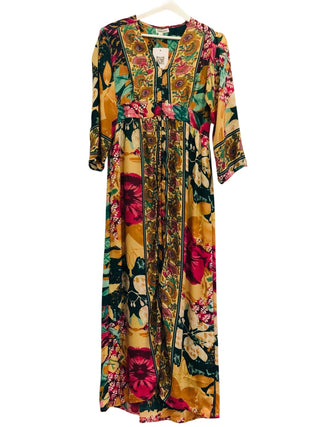 Chianti Floral Silk Dress