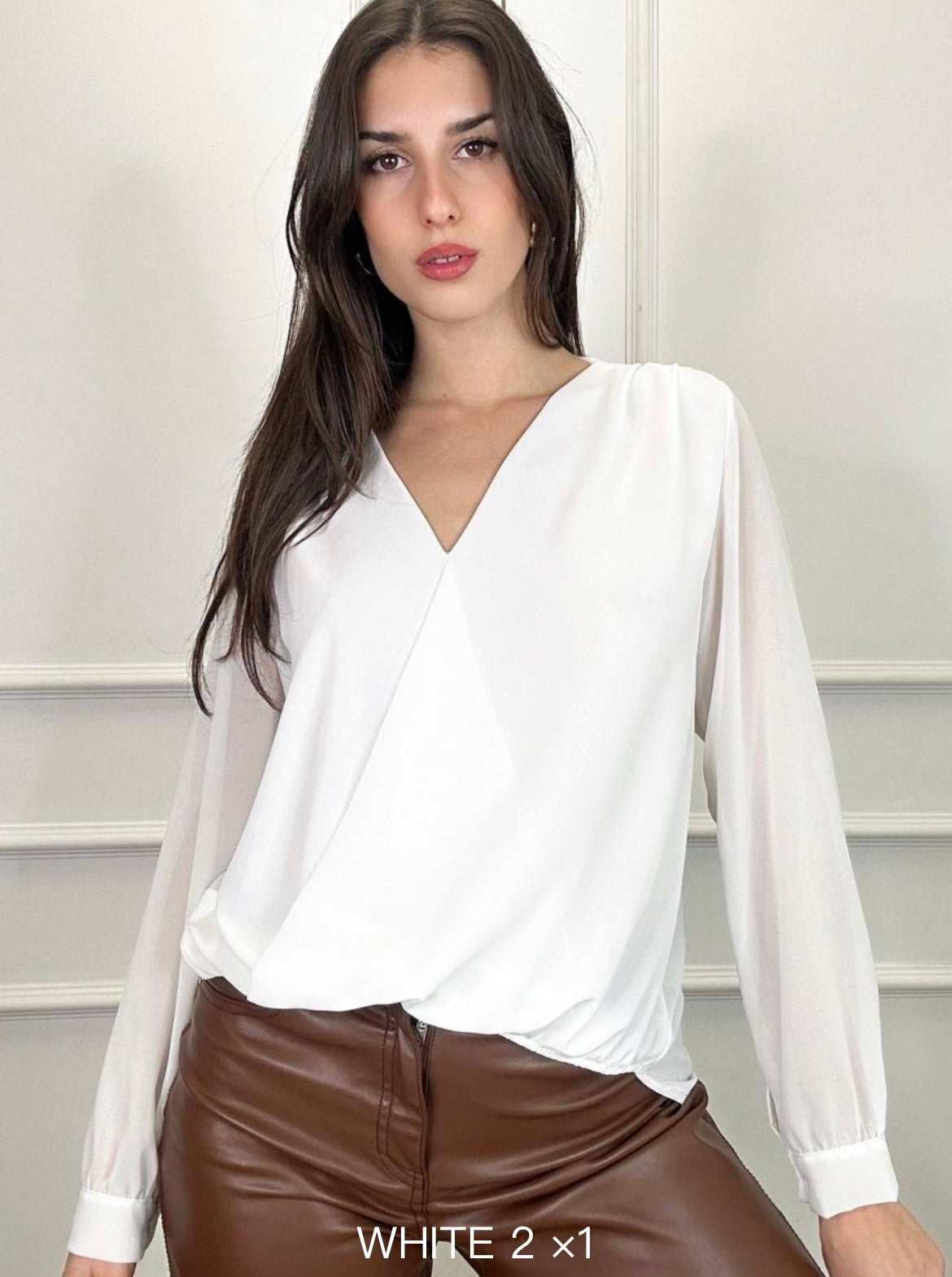 Blimmy  V-Neck Blouse