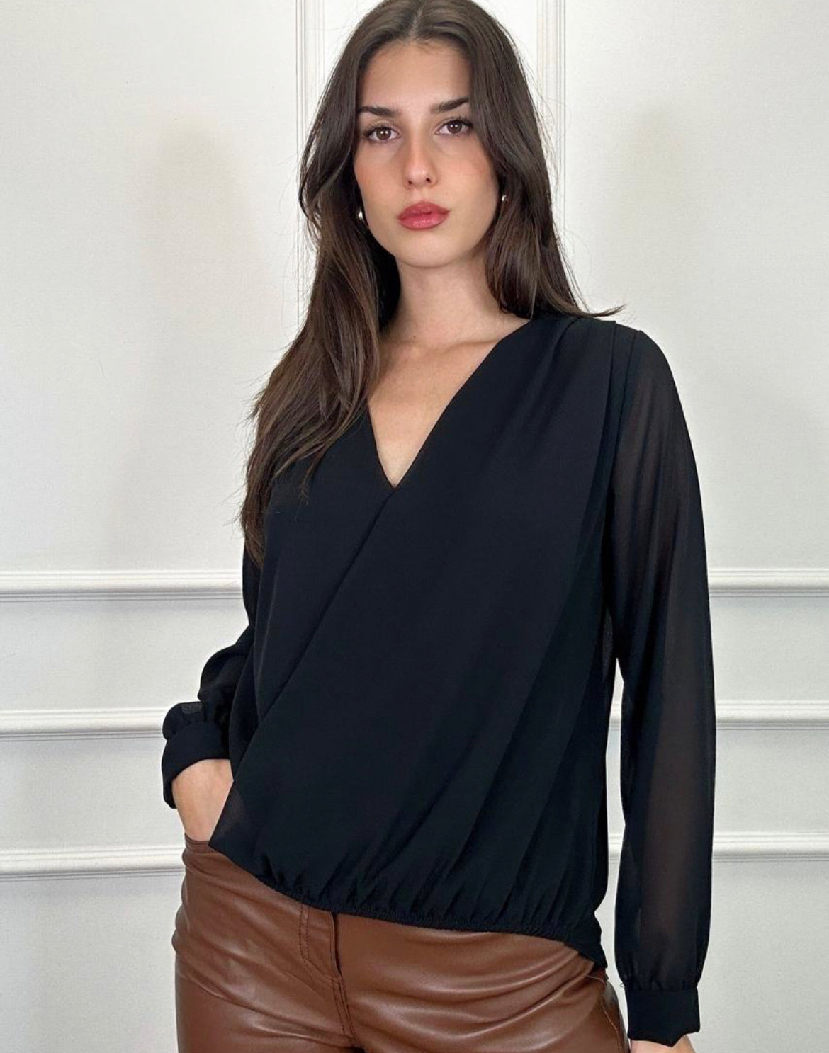 Blimmy  V-Neck Blouse