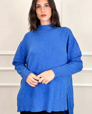 Daniella Knit Mock Oversized Sweater
