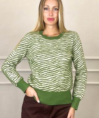 Zella Zebra Knit Sweater