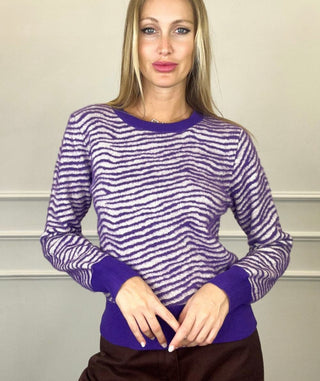 Zella Zebra Knit Sweater