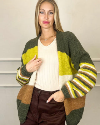 Katrina Block Cardigan