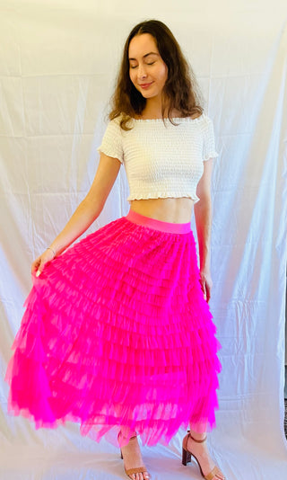 Molly Tulle Skirt Pink