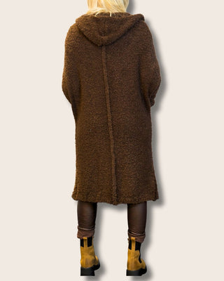 Corey Knit Cardigan with hood and Pockets