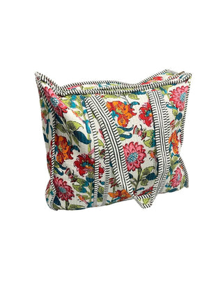 Bloom & Zoom Zippered Tote Bag