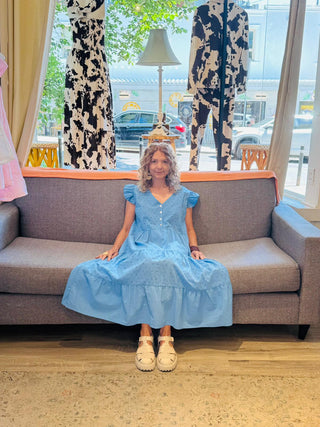 Fiore di Cielo Cotton Dress