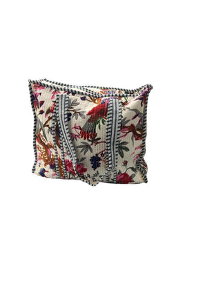 Ivory Garden Reversible Quilted Tote Bag