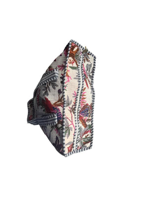 Ivory Garden Reversible Quilted Tote Bag