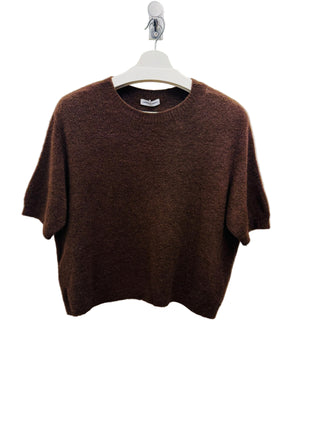 The Aurora Alpaca Blend Coffee Brown Sweater