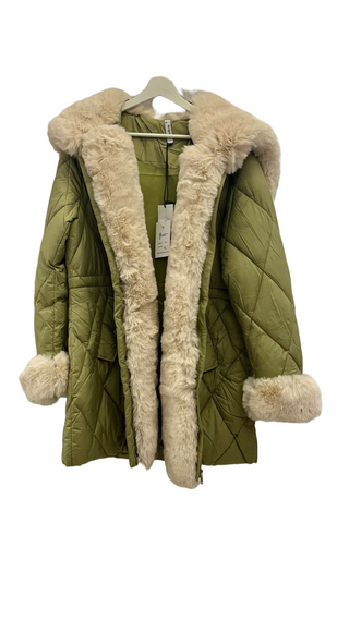 Chloe Coat with Detachable Faux Fur