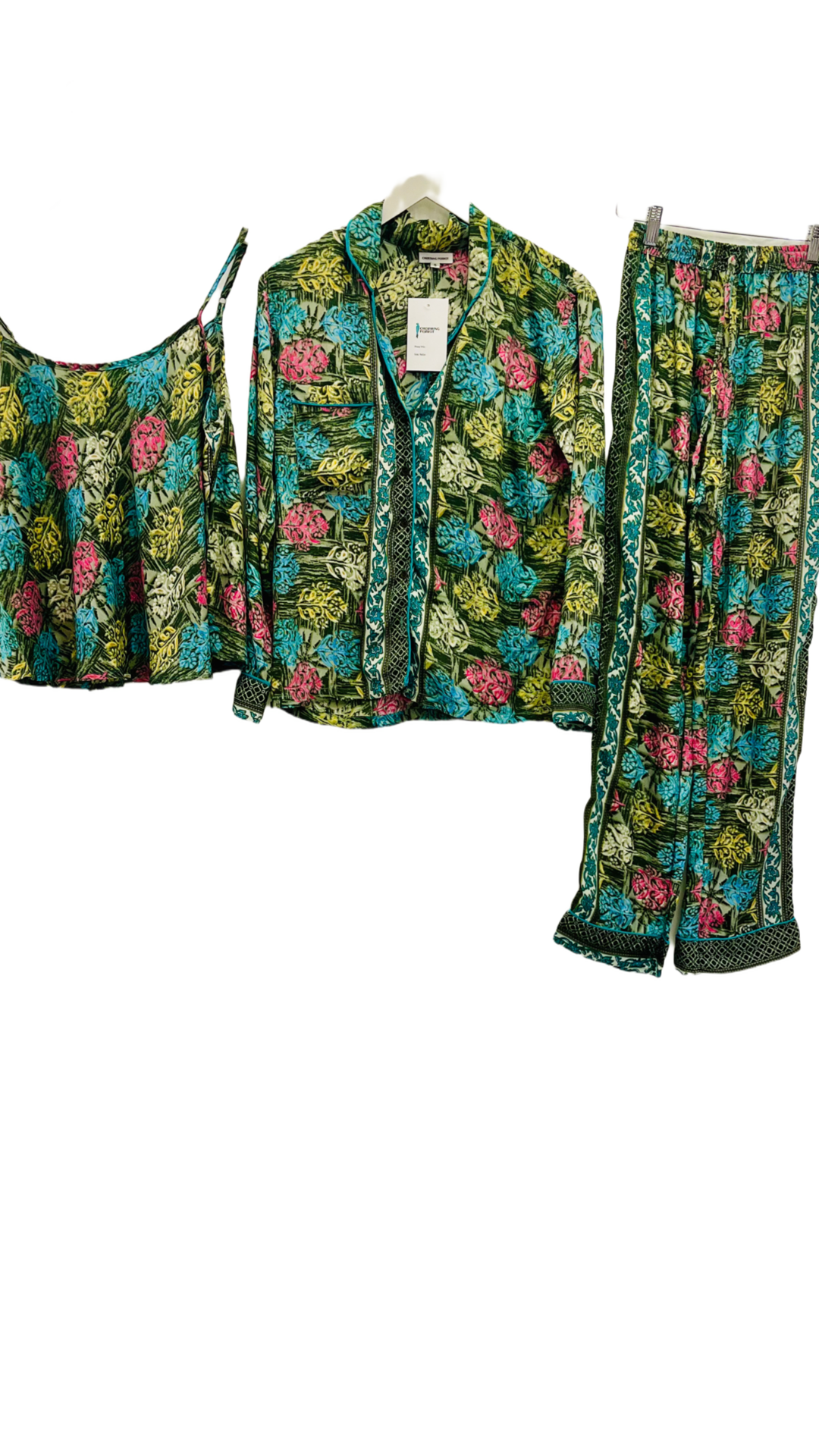 Sissi 3 piece Silk Pajama Set