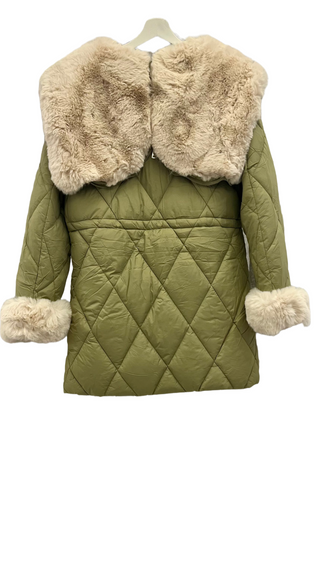 Chloe Coat with Detachable Faux Fur