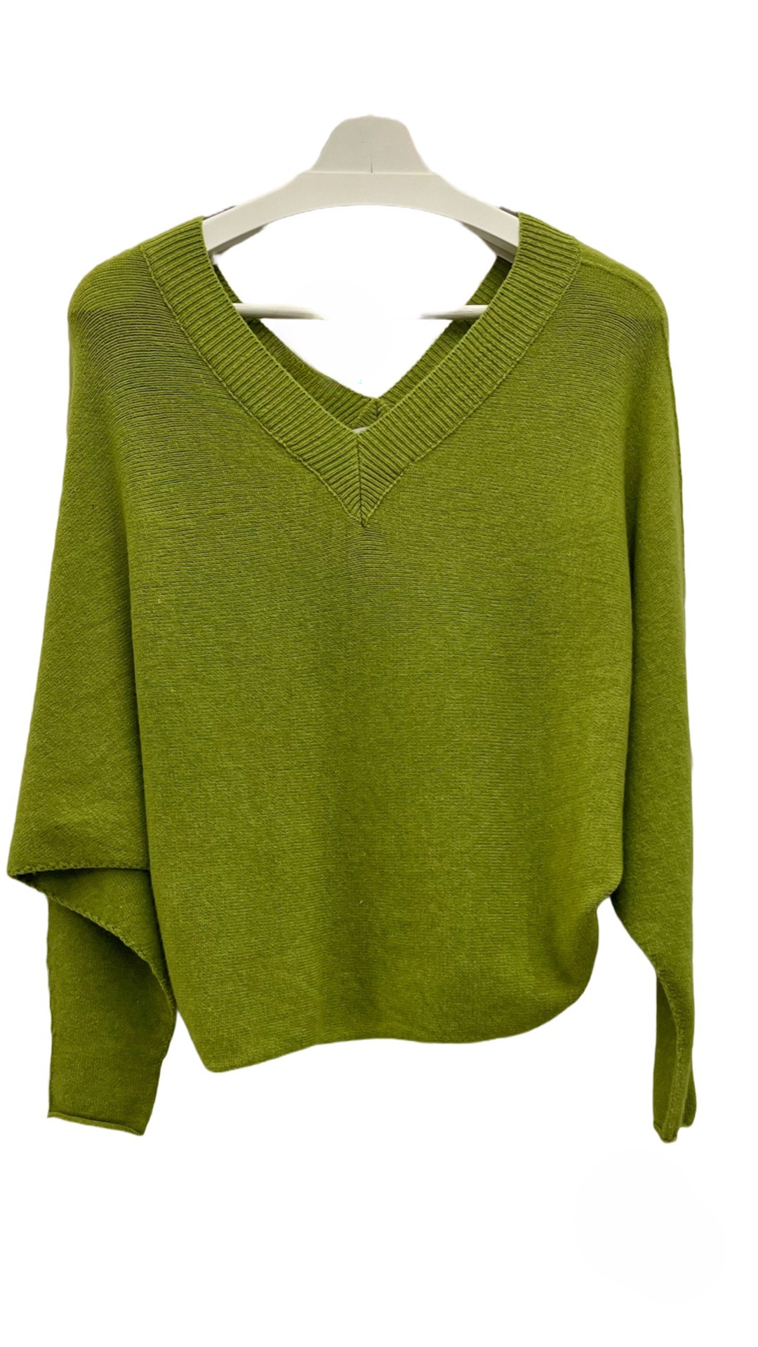 Shelli V-neck Sweater with dolman sleeves
