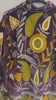 Velvet Embroidered Folk Floral Reversible Jacket with Pockets - Purple