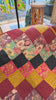 Bohemian Patchwork & Floral Reversible Queen Quilt